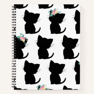 Cat pattern notebook