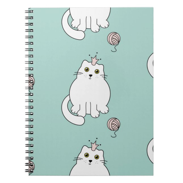 Cat pattern notebook (Front)