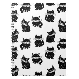 Cat pattern notebook