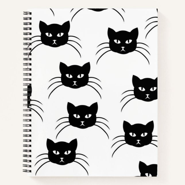 Cat pattern notebook (Front)