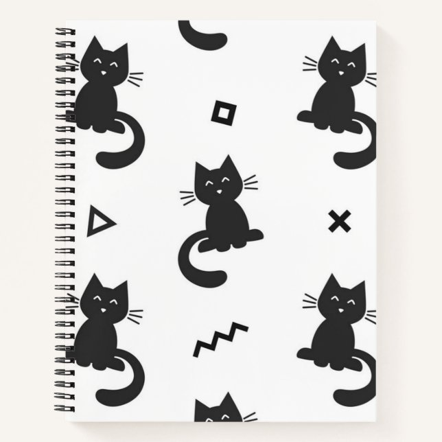 Cat pattern notebook (Front)