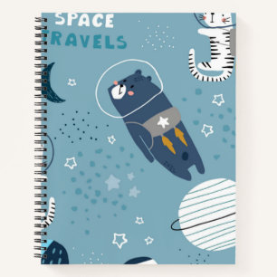 Cat pattern notebook