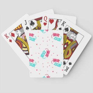 Cat pattern playing cards