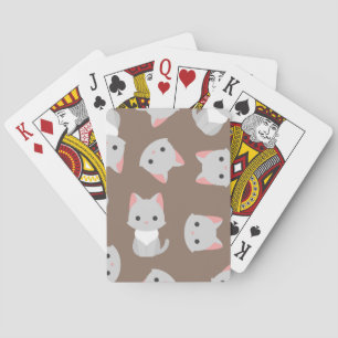 Cat pattern playing cards