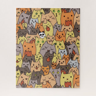 Cat Pattern Puzzle! Jigsaw Puzzle