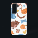 Cat pattern samsung galaxy case<br><div class="desc">For true lovers of cats</div>