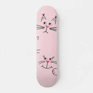 Cat pattern skateboard