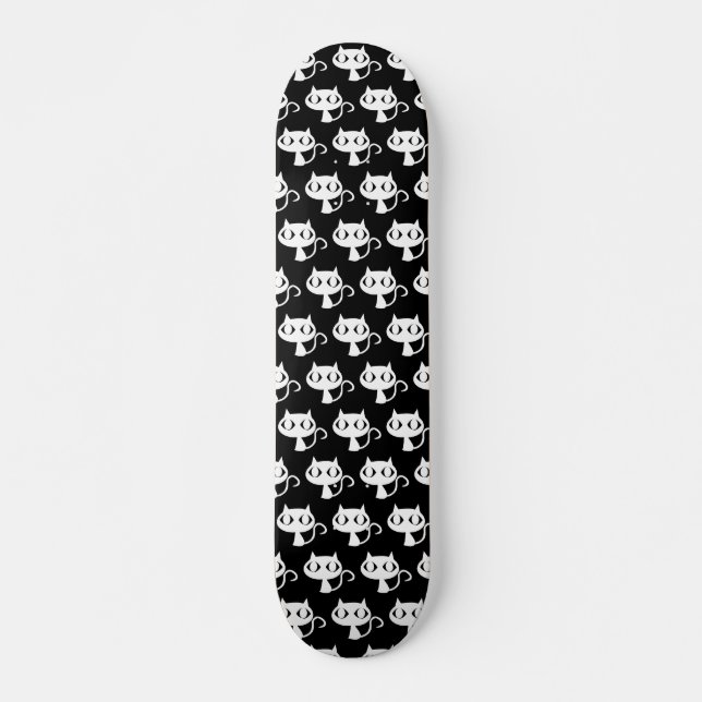Cat pattern skateboard (Front)