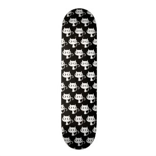 Cat pattern skateboard