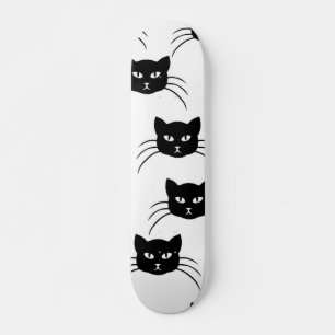 Cat pattern skateboard