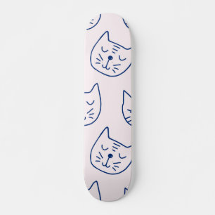 Cat pattern skateboard