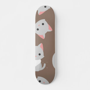 Cat pattern skateboard