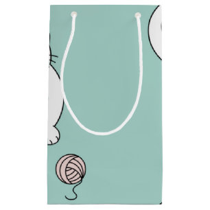Cat pattern small gift bag