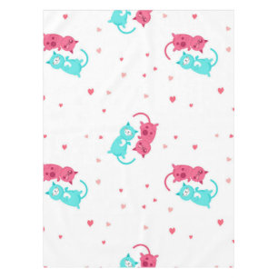 Cat pattern tablecloth