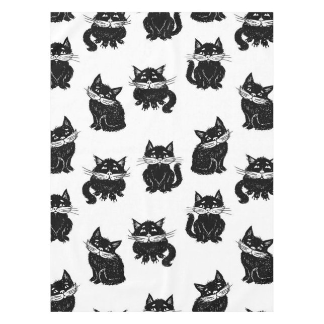 Cat pattern tablecloth (Front)