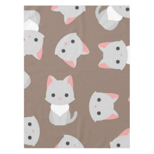Cat pattern tablecloth
