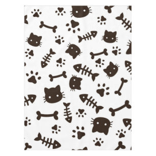 Cat pattern tablecloth