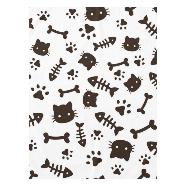 Cat pattern tablecloth (Front)