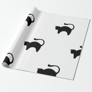 Cat pattern wrapping paper
