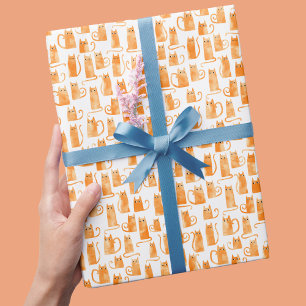 Cat Pattern Wrapping Paper