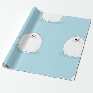 Cat pattern wrapping paper