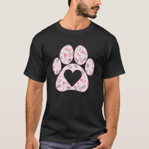 Cat Paw Love Cat Mum Outfit Women Cat Adoption Cat T-Shirt