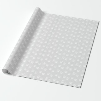 Cat Paw Print Wrapping Paper