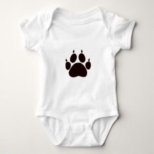 Cat Paw Prints Baby Bodysuit