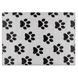 Cat Paw Prints Cutting Board