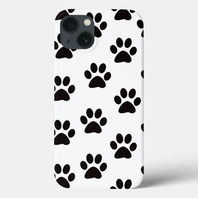 Cat Paw Prints iPad Case (Back)