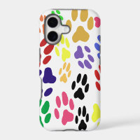 Cat Paw Prints iPhone Case