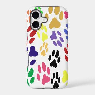 Cat Paw Prints iPhone Case