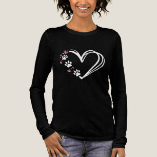 Cat Paw Prints on My Heart Tri-Blend Shirt