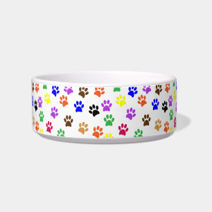 cat paws cat food bowl 