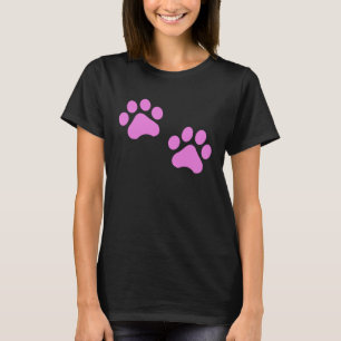 Cat Paws  Girl Woman Cat T-Shirt