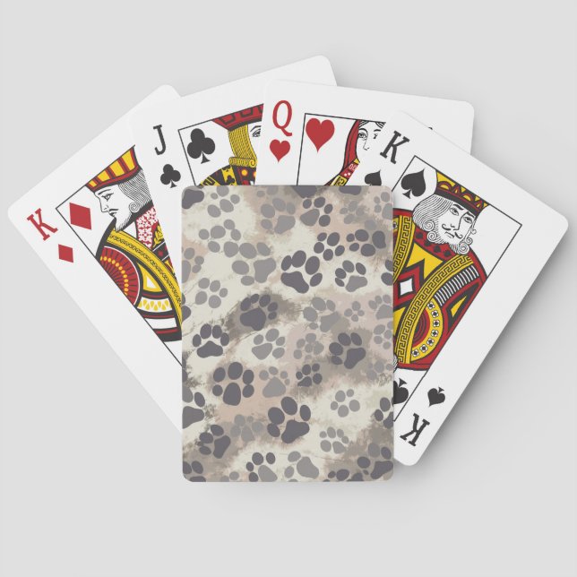Cat Paws Playing Cards (Back)