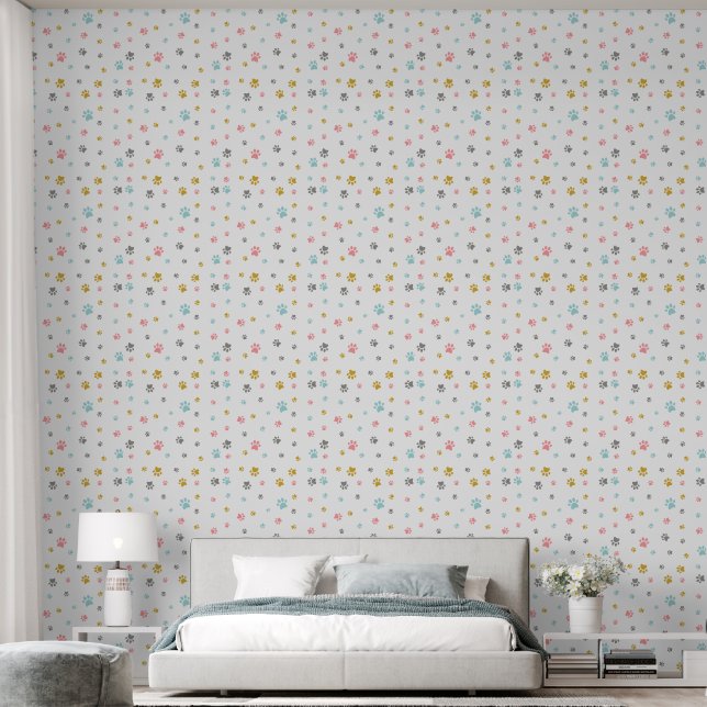 Cat Paws Wallpaper (Bedroom)
