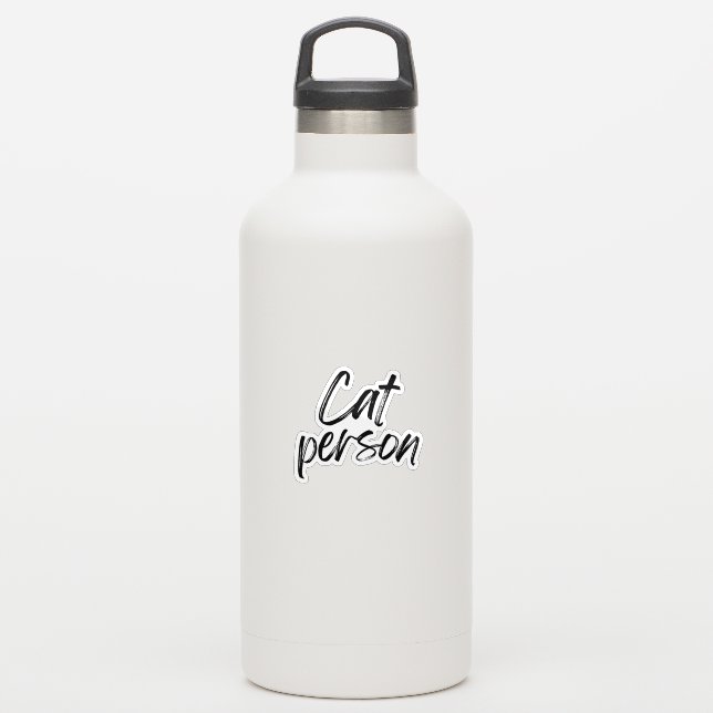 Cat Person (Waterbottle)