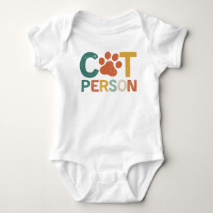 Cat Person Paws Parents Baby Bodysuit