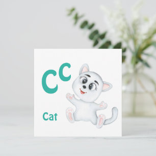 Cat personalise ABC: Letter C - Add Your Name