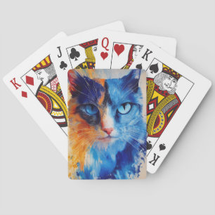 Cat  Pet Cute Adorable Animal Companion Playing Cards