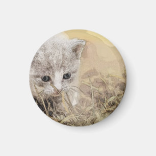 Cat, Pet, Cute Magnet
