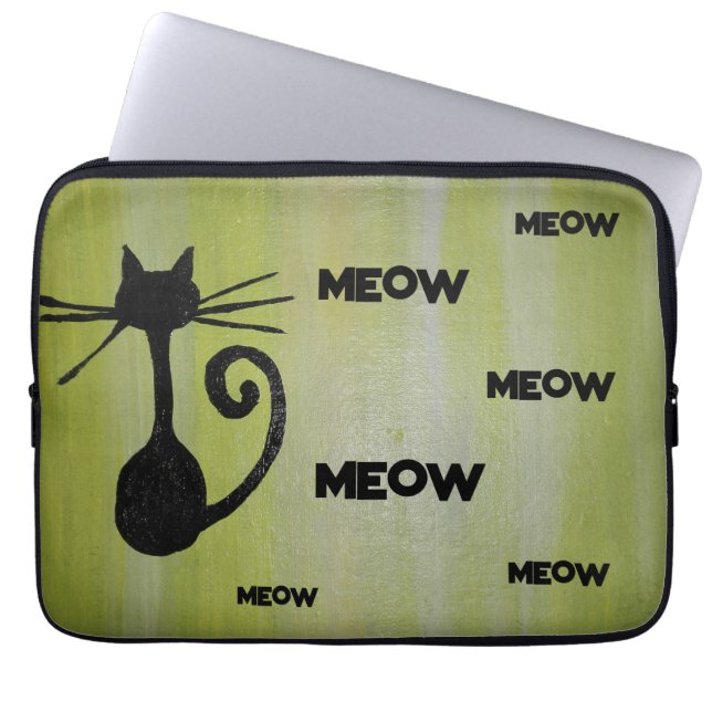 CAT PET LOVE GIFT LAPTOP SLEEVE (Front)