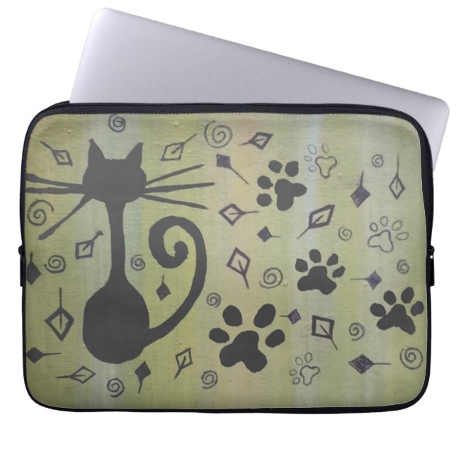CAT PET LOVE GIFT LAPTOP SLEEVE (Front)