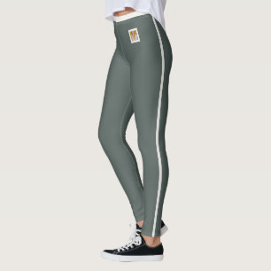 Cat Pet Lover Dark Metallic Shimmers Warm Neutral Leggings