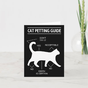 Cat Petting Guide Card