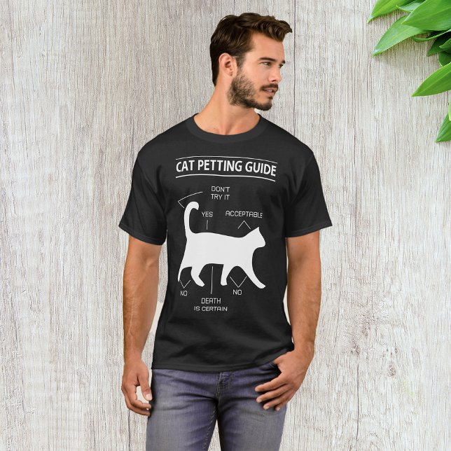 Cat Petting Guide T-Shirt (Creator Uploaded)