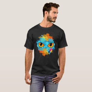 Cat Pew Pew Madafakas Halloween Retro Vintage T-Shirt