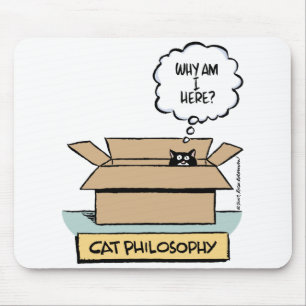 Cat Philosophy Mousepad