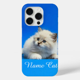 Cat  phone case customised with your pet name